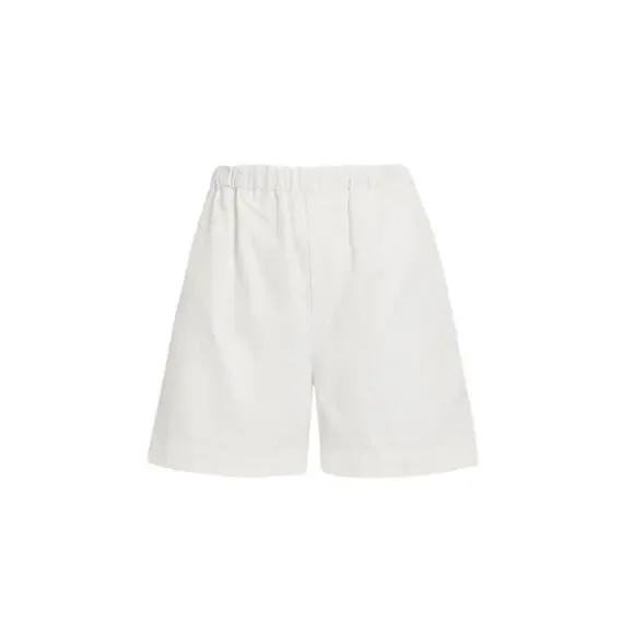 Loulou Studio Twill Off-White Seto Size L Shorts - Picture 1 of 7